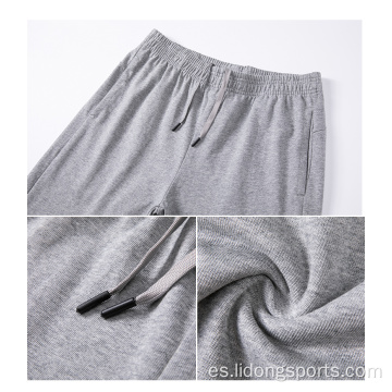 Pantalones cortos lisos de sudor de algodón